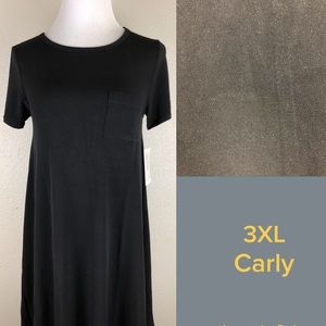 COPY - NWT LuLaRoe 3XL SOLID BLACK Carly